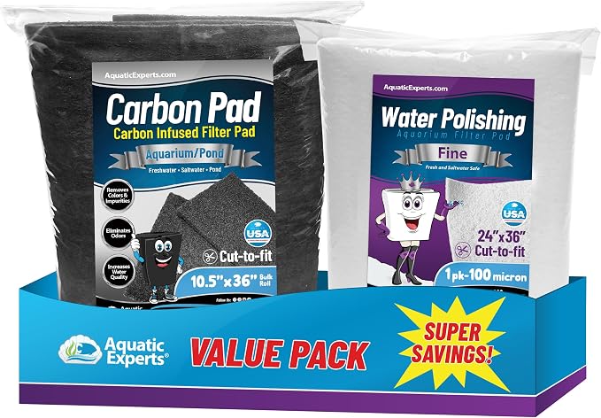 Aquarium Carbon Pad by AquaticExperts