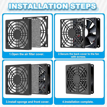 PATIKIL 70mm Fan Filter Grill - Image 5