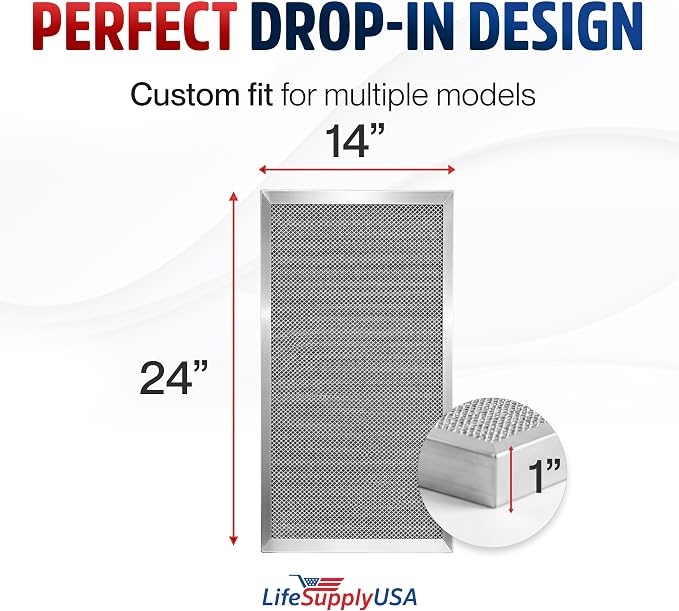 14x24x1 Electrostatic Air Filter, MERV 8, Reusable Furnace AC/HVAC Filter - Image 6