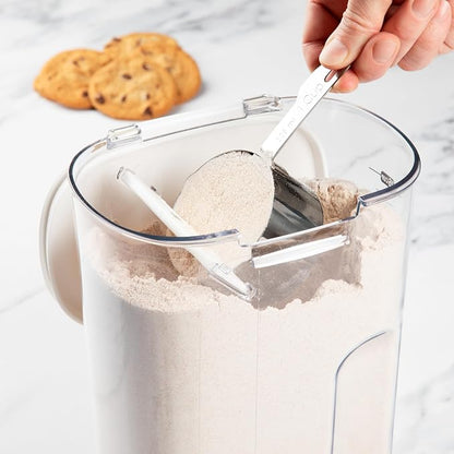 ProKeeper+ Airtight Food Storage Container Set – Clear Plastic Flour and Sugar - Image 4