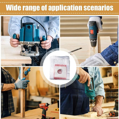 Electric Hammer Dust Bag – Drill Dust Sealr, Hole Saw Catcher | 100PCS Fine - Image 4