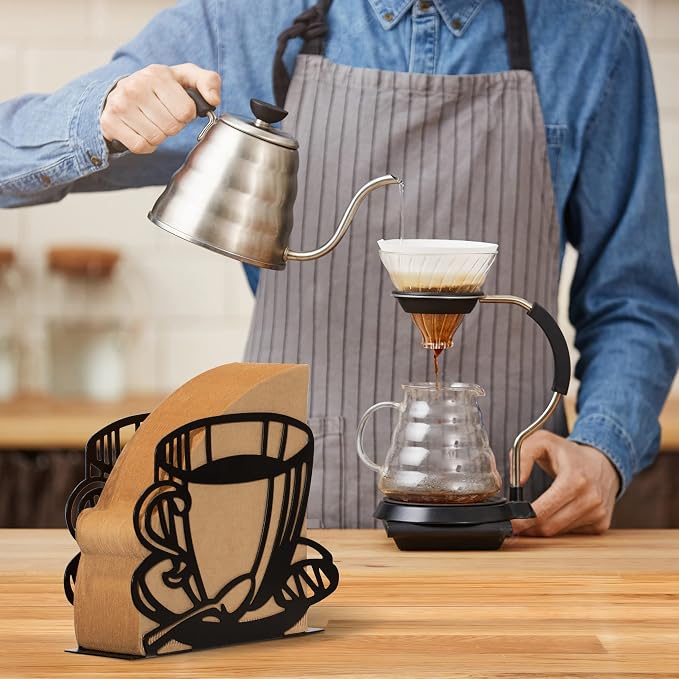 2 PCS Coffee Filter Holder, Coffee Paper Storage Coffee Filter Paper Container - Image 3