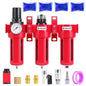 TAILONZ PNEUMATIC 0-150PSI 3/8 Inch NPT Aluminum Alloy Industrial Grade Three by TAILONZPNEUMATIC