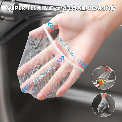 400 Pack Kitchen Sink Strainer Mesh Bag, Anti-Clogging Disposable Sink Drain - Image 4
