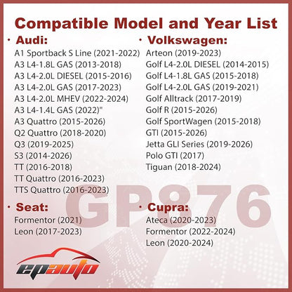 EPAuto GP876 Engine Air Filter, Replacement - Image 2