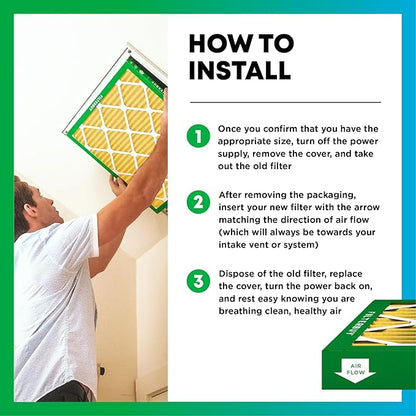 Filterbuy 14x14x2 Air Filter MERV 11 Superior Pet & Allergy Defense, - Image 5