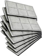 K&J 12-Pack of Drinkwell Platinum Compatible Premium Charcoal Water Filters by NEOUZA