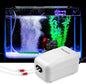 PULACO Dual Outlet Aquarium Air Pump, Quiet Oxygen Pump by PULACO