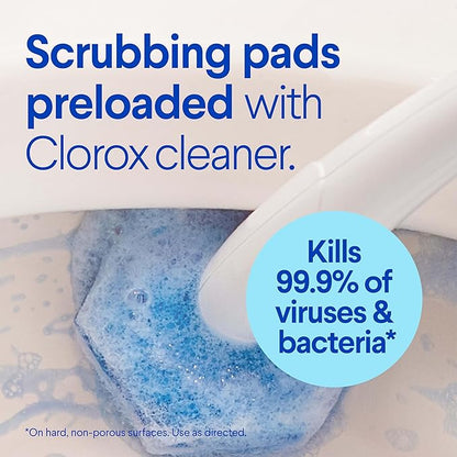 Clorox ToiletWand Toilet Bowl Cleaner- Toilet Brush, Storage Caddy and 6 - Image 3