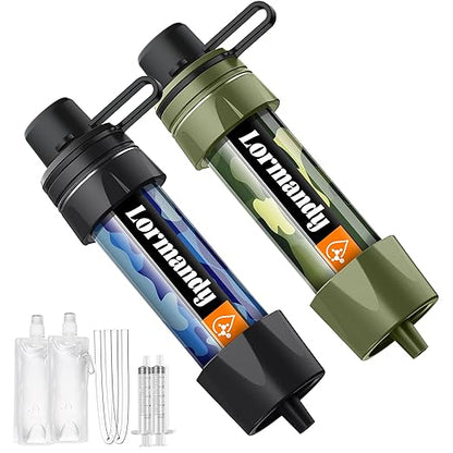 Water Filter Straw by Lormandy
