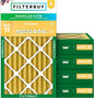 Filterbuy 14x25x4 Air Filter MERV 11 Superior Pet & Allergy Defense, by Filterbuy