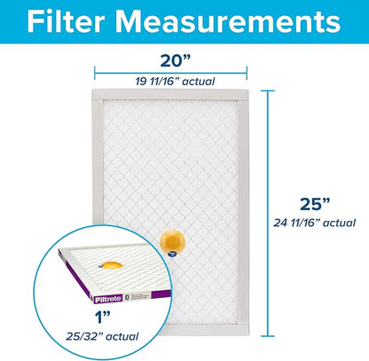 Filtrete 20x25x1 AC Furnace SMART Air Filter, MERV 12, MPR 1500, Track Filter - Image 2