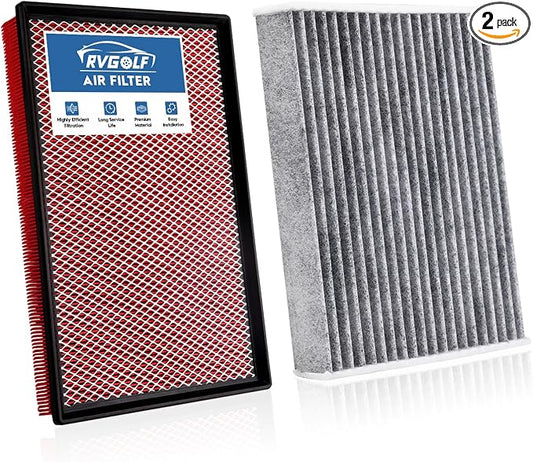 Engine+Cabin Air Filters Fit for RAM 1500 2016-2018, RAM 1500 Classic 2019-2020 by RVgolf