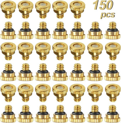 KUWAN 0.016" Orifice Thread UNC 10/24 Brass Misting Nozzles Low Pressure by KUWAN
