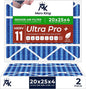 MervKing 20x25x4 Air Filter Actual Size: 19.88" x 24.88" x 4.31" MERV 11 MPR by MervKing