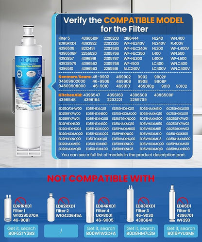 ICEPURE 4396508 Refrigerator Water Filter Replacement - Image 2