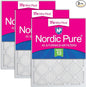 Nordic Pure 16x30x1 Tru Mini Pleat MERV 13 AC Furnace Air Filters – 2.5X More by NordicPure