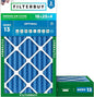 Filterbuy 16x25x4 Air Filter MERV 13 Optimal Smoke & Allergy Defense, by Filterbuy