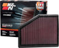 K&N High-Flow Original Lifetime Engine Air Filter: Increase Power: Premium by KNEngineeringInc