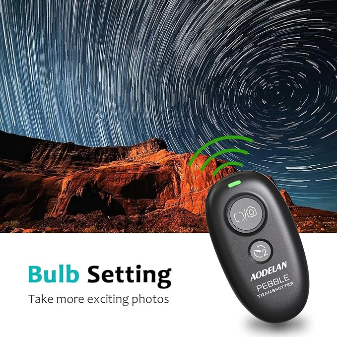 AODELAN Camera Remote Control | Wireless Shutter Release | for Sony a5100 a6000 a6300 a5000 a7 III a7 II a7 a7R III a9 RX100 RX10M2 | Replaces Sony RM-L1AM and RM-SPR1