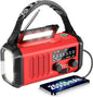 Emergency Radio NOAA Weather Radio Hand Crank & Solar Charging by Leaton