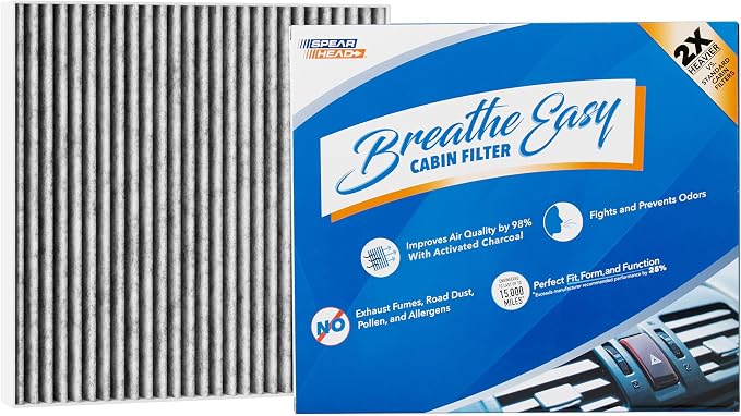 Spearhead Odor Defense Breathe Easy AC & Heater Cabin Filter | Fits 2020-25 by SPEARHEAD