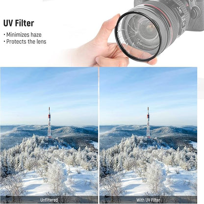 NEEWER 52mm UV CPL ND Lens Filter Kit, UV Protection + Circular Polarizing + - Image 5