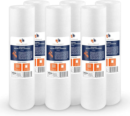 Aquaboon 1 Micron 20 x 4.5 Sediment Water Filter Replacement Cartridge | Whole by Aquaboon