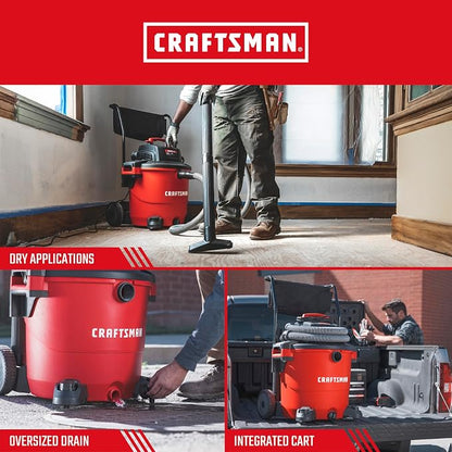 CRAFTSMAN CMXEVBE17656 20 Gallon 6.5 Peak HP Wet Dry Vac - Image 4