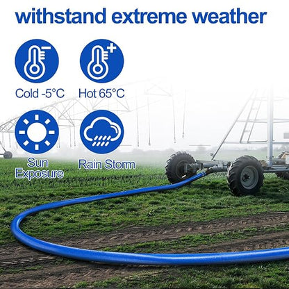 OCGIG 2" x 50 FT Pool Backwash Hose, Heavy-Duty Lay Flat Discharge PVC Hose - Image 4
