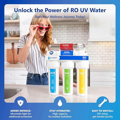 Express Water Reverse Osmosis Ultraviolet Water Filtration System – 100 GPD - Image 2