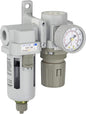 PneumaticPlus SAU320-N03G Compressed Air Filter Regulator Combo 3/8" NPT by PneumaticPlus