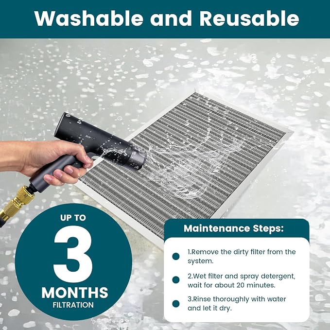 24x18x1 Air Filter-MERV 8, Washable & Reusable Electrostatic Air Filter - Image 6