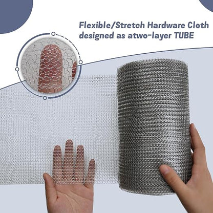 8" X 50 ft 304 Stainless Steel Mesh, Wire Mesh - Image 3