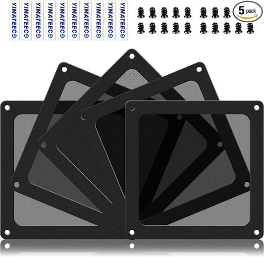 Dust Filter PC 90mm for Computer Cooler/PSU/Routers Nylon 80 Mesh, Magnetic by YIMATEECO