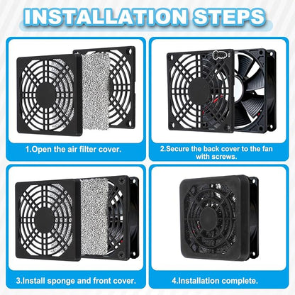 PATIKIL 60mm Fan Filter Grill - Image 5