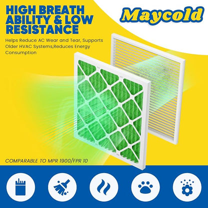 Maycold MERV 13 12x24x1 Air Filter, High-Efficiency Pleated AC & Furnace Filters - Image 2