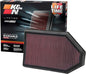 K&N High-Flow Original Lifetime Engine Air Filter: Increase Power: Premium by KNEngineeringInc