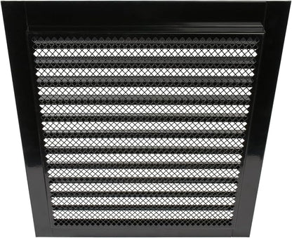 Repa Market 12" x 12" Inch Galvanized Steel Black Soffit Air Vent Cover - Image 9
