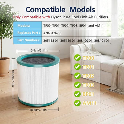 TP01 HEPA Filter Replacement Compatible Only - Image 2