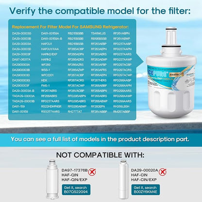 ICEPURE Alkaline DA29-00003G Refrigerator Water Filter Replacement - Image 2