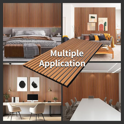 Wood Slat Wall Panel, 3D Soundproof Wall Panels, Large Acoustic Panels - Image 6