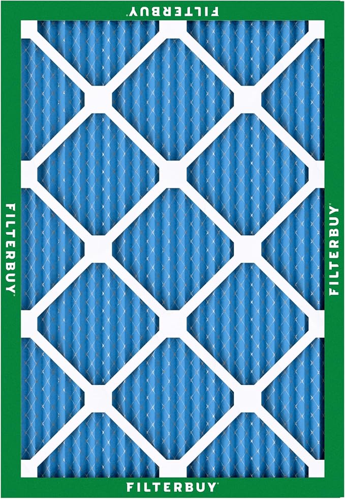 Filterbuy 25x32x1 Air Filter MERV 13 Optimal Smoke & Allergy Defense, - Image 9
