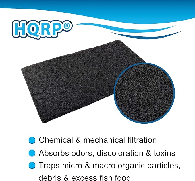 HQRP Cut to fit Activated Carbon Filter Media Pad 18x10 - Image 2