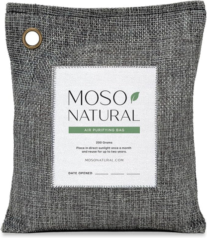 Moso Natural Air Purifying Bag 200g | HGTV Editor's Pick | Premium Bamboo by MosoNatural