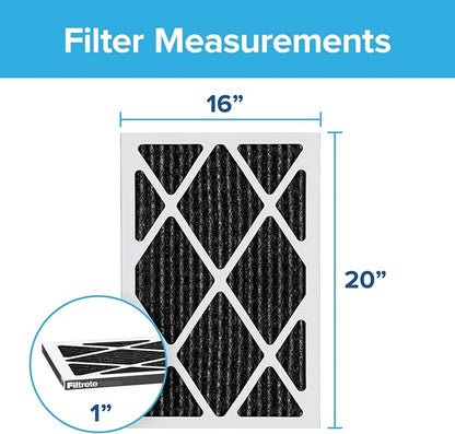 Filtrete 16x20x1 Air Filter, MPR 1200, MERV 11, Allergen Defense Odor Reduction - Image 2