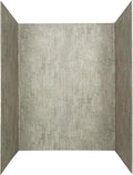 Palisade 78in x 60in x 32in Waterproof Vinyl Shower Surround Kit with Accessories in Urban Coast