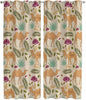 2 Panel Kitchen Cafe Curtains, Desert Camels Sunlight Filtering Nature Air by Hokiten