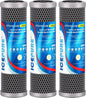 ICEPURE 1 Micron 10" x 2.5" Whole House Upgraded Coconut Shell Activated Water by ICEPURE