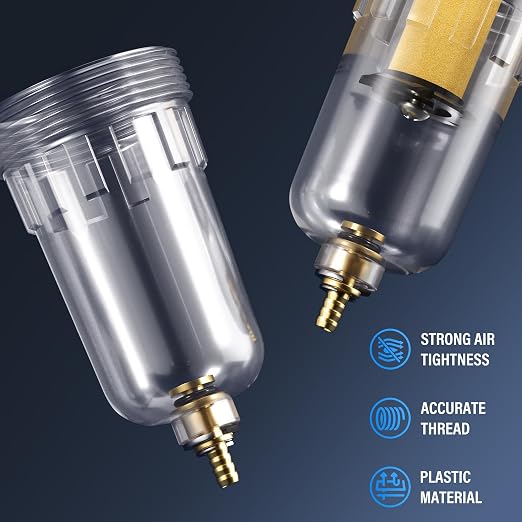 TAILONZ PNEUMATIC 1/4 Inch NPT 3 in 1 Air Filter Pressure Regulator Combo - Image 9